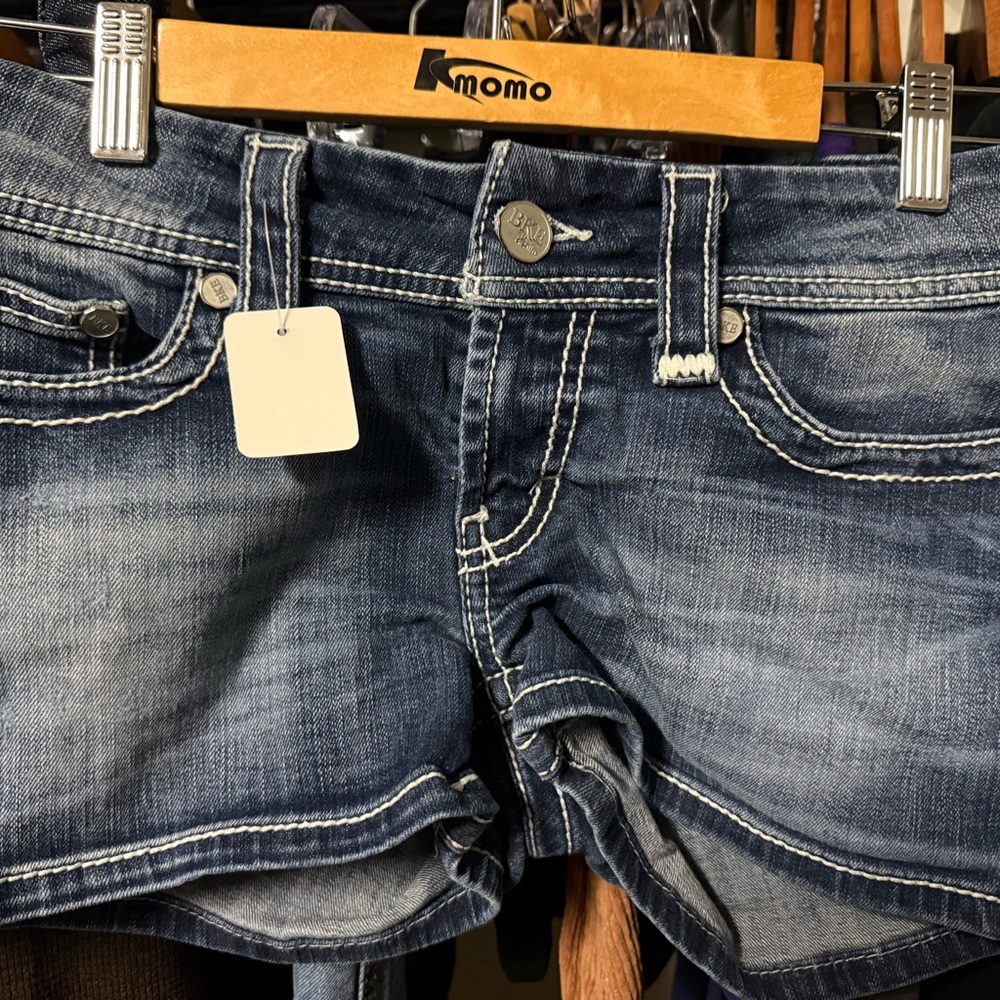 Blue Denim Shorts